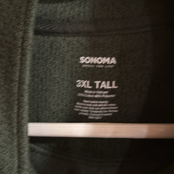 NWT Sonoma The supersoft quarter - zip fleece size 3Xl tall - Picture 2 of 8